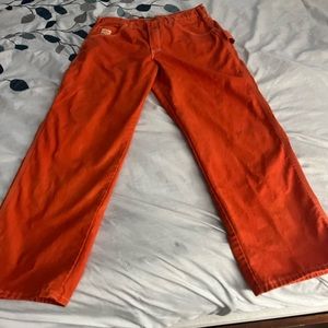 Orange dyed jeans - Pointer brand - size 34/30